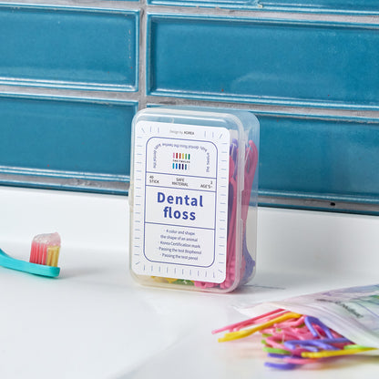 The Twelve Kids Dental Floss 40pcs (Ages 3+)