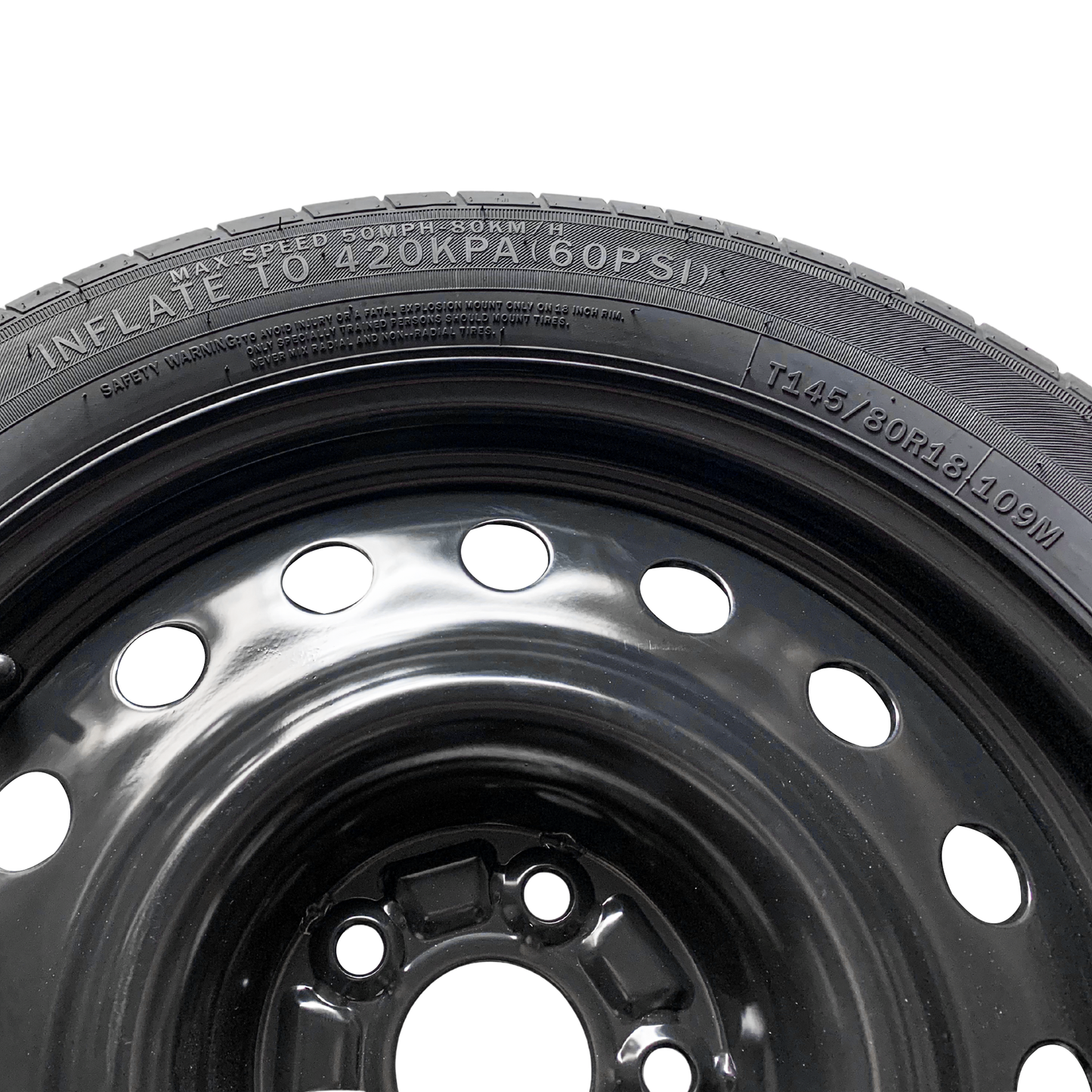 Tesla 2024-2026 Model 3 Donut Tire 145/80r18 with Heavy Duty Carrying Bag