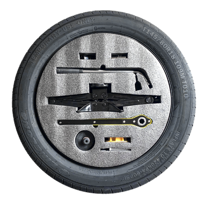 Tesla 2024-2026 Model 3 Donut Tire 145/80r18 with Heavy Duty Carrying Bag