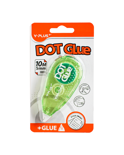 Y-Plus+ Dot Glue Double Sided Adhesive Tape Roller