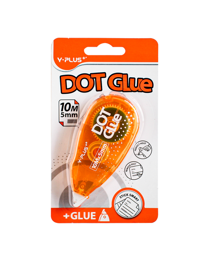 Y-Plus+ Dot Glue Double Sided Adhesive Tape Roller