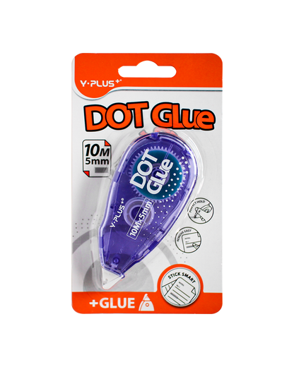 Y-Plus+ Dot Glue Double Sided Adhesive Tape Roller