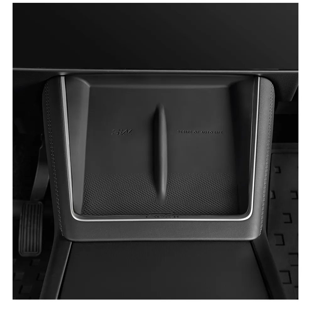 3W Tesla Model Y Juniper Car Interior Silicone Wireless Charging Anti-Slip Pad
