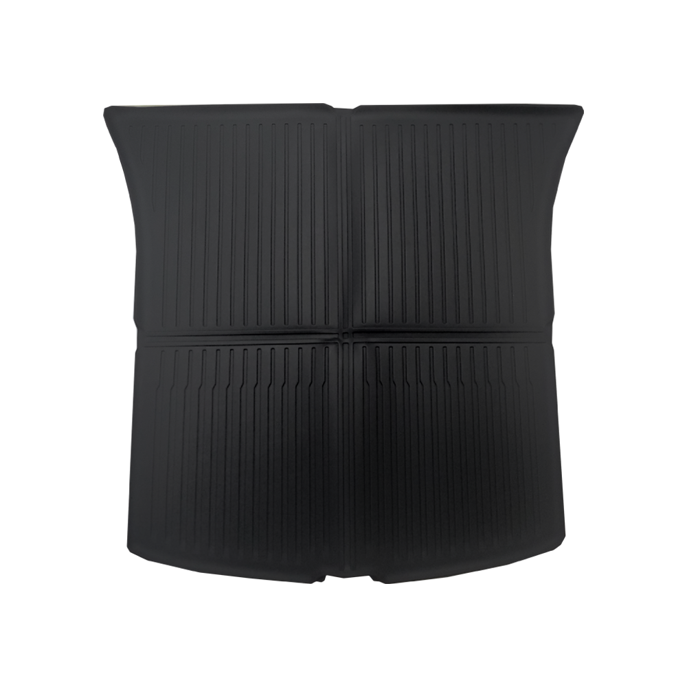 2025 TESLA Model Y Juniper Waterproof TPE Odorless Cargo Liners Floor Double Layer Mats - 1 SET (10PCS)