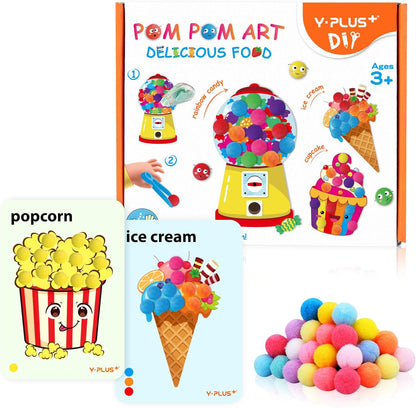 Y-Plus+ Pom Pom Art Delicious Food & Magic Animal