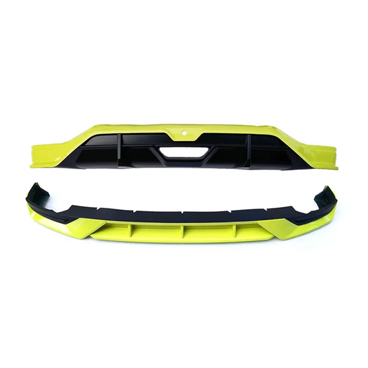 BYD Seagull Body Kit Front Chin and Rear Chin - 1 SET (2PCS) - Yellow Green
