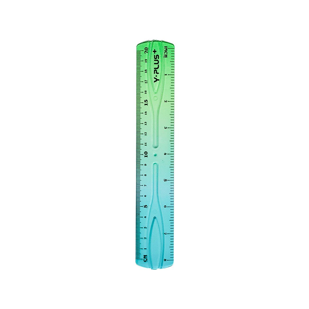Y-Plus+ 1 Pc Unbreakable Color Ruler 20cm
