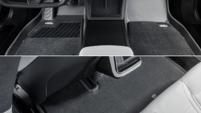 HALOBLK Tesla Model 3 Highland Waterproof Injected Molded TPE Cargo Liners Floor Mats - Double Layer