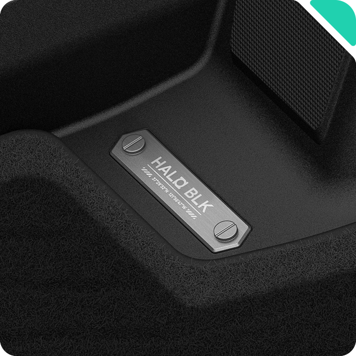 HALOBLK Tesla Model 3 Highland Waterproof Injected Molded TPE Cargo Liners Floor Mats - Double Layer