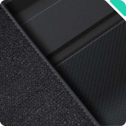 HALOBLK Tesla Model 3 Highland Waterproof Injected Molded TPE Cargo Liners Floor Mats - Double Layer