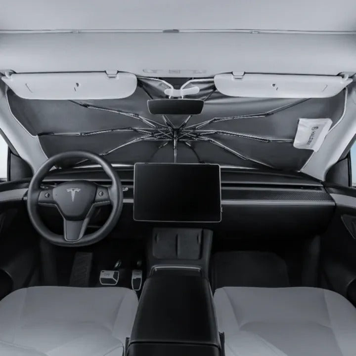 HALOBLK Tesla Model Y | Model YL | Model 3 | NASA Windshield Sunshade Umbrella - Voyager 2