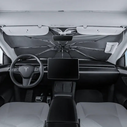 HALOBLK Tesla Model Y | Model YL | Model 3 | NASA Windshield Sunshade Umbrella - Voyager 2