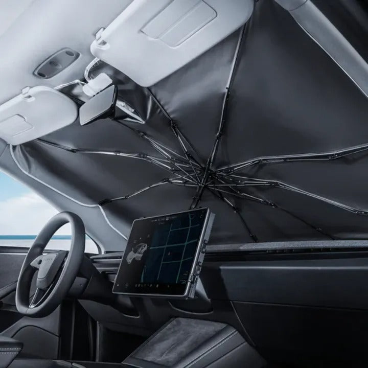 HALOBLK Tesla Model Y | Model YL | Model 3 | NASA Windshield Sunshade Umbrella - Voyager 2