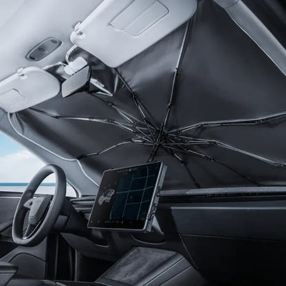 HALOBLK Tesla Model Y | Model YL | Model 3 | NASA Windshield Sunshade Umbrella - Voyager 2