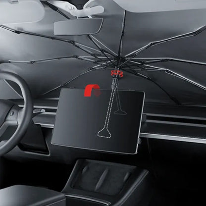 HALOBLK Tesla Model Y | Model YL | Model 3 | NASA Windshield Sunshade Umbrella - Voyager 2