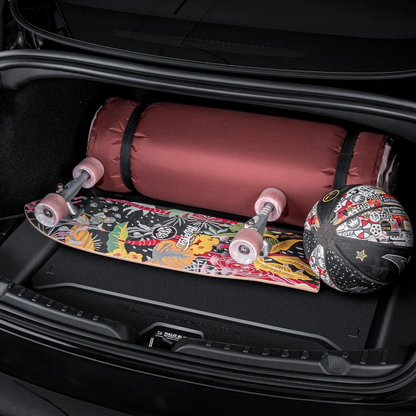 HALOBLK Tesla 2024-2026 Model 3 Highland Injected Molded Odorless Front/Rear Trunk Mat and Trunk Pad