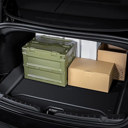 HALOBLK Tesla 2024-2026 Model 3 Highland Injected Molded Odorless Front/Rear Trunk Mat and Trunk Pad