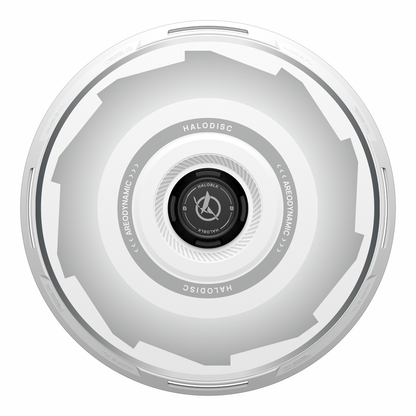 HALODISC 2 Gear (White) | Set of 4 Wheel Covers for Tesla Model Y, Model Y L and Model 3 19" Crossflow Wheel