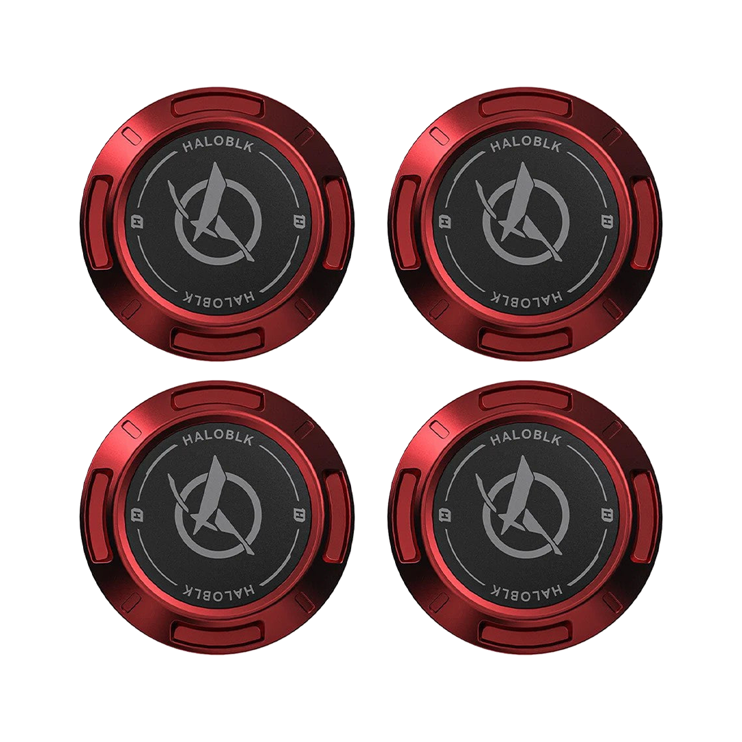 HALODISC Cap - Metallic Red (4 pcs)