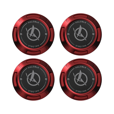HALODISC Cap - Metallic Red (4 pcs)