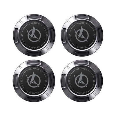 HALODISC Cap - Metallic Gray (4 pcs)