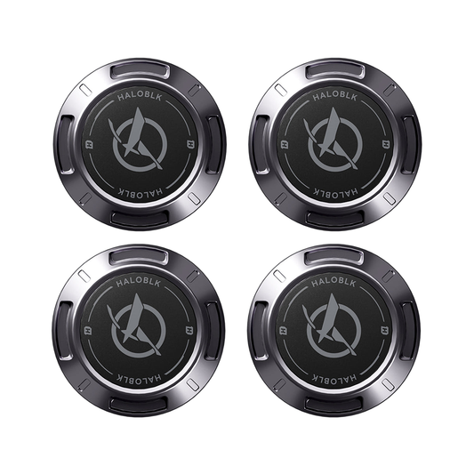 HALODISC Cap - Metallic Gray (4 pcs)