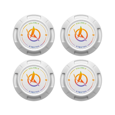 HALODISC Cap - Rainbow Road White (4 pcs)