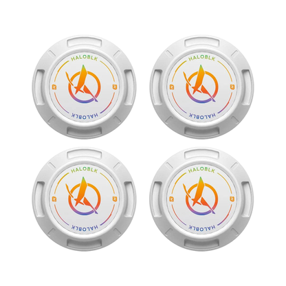 HALODISC Cap - Rainbow Road White (4 pcs)