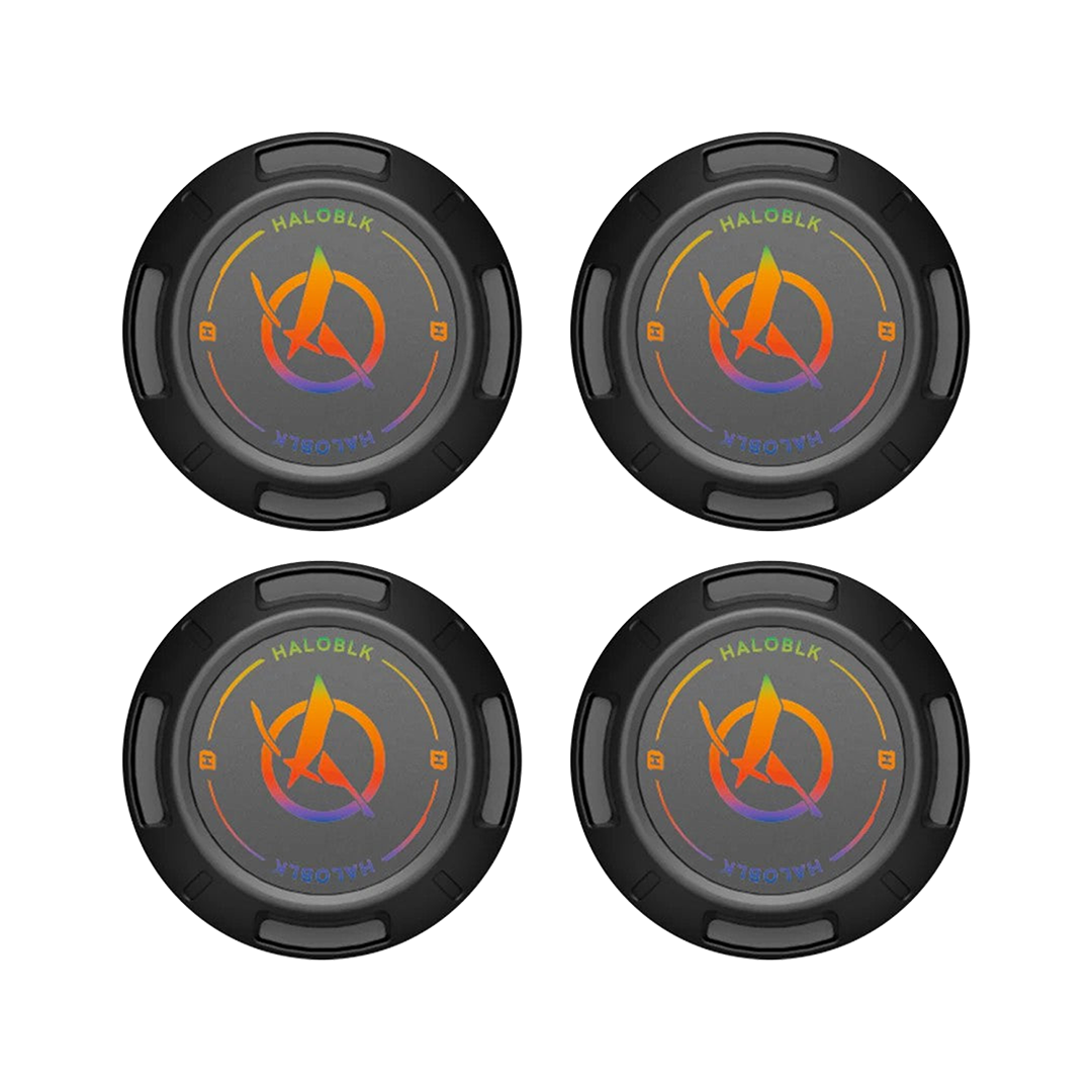 HALODISC Cap - Rainbow Road Black (4 pcs)