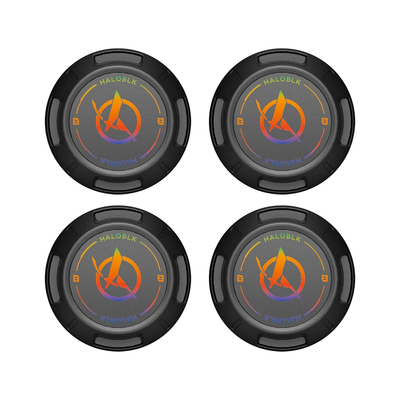 HALODISC Cap - Rainbow Road Black (4 pcs)