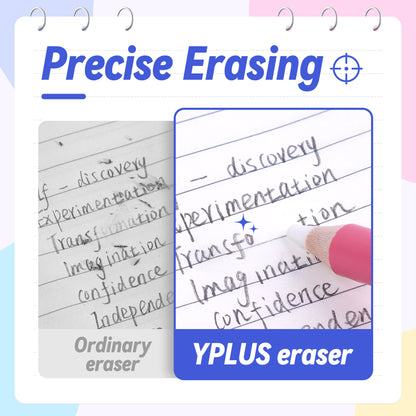 Y-Plus+ 2 Pcs Eraser Pen with 1 Pc Sharpener