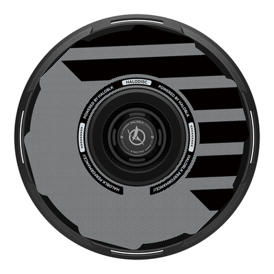 HALODISC 2 H-Industry (Black) | Set of 4 Wheel Covers for Tesla Model Y, Model Y L and Model 3 19" Crossflow Wheel
