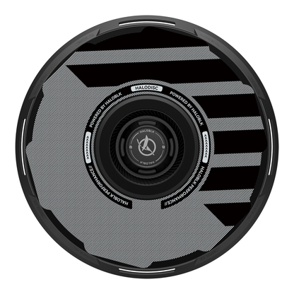 HALODISC 2 H-Industry (Black) | Set of 4 Wheel Covers for Tesla  Model 3 & Model Y 19" Crossflow Wheel