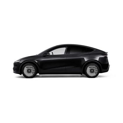 HALODISC 2 H-Industry (Black) | Set of 4 Wheel Covers for Tesla  Model 3 & Model Y 19" Crossflow Wheel