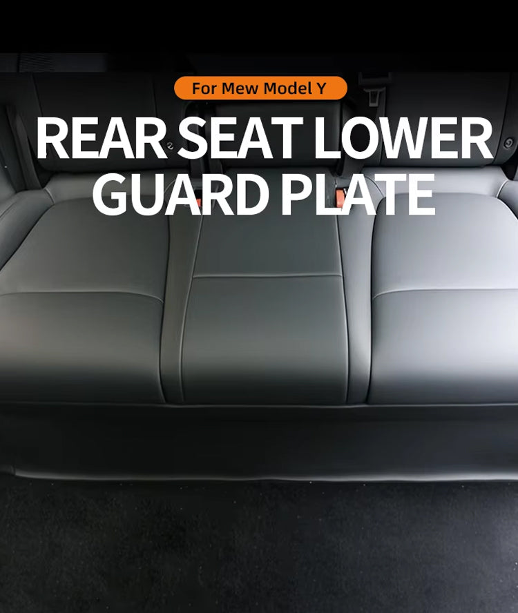 TESLA 2025 Model Y Juniper TPE Second Row Under Seat Anti-Kick Mat