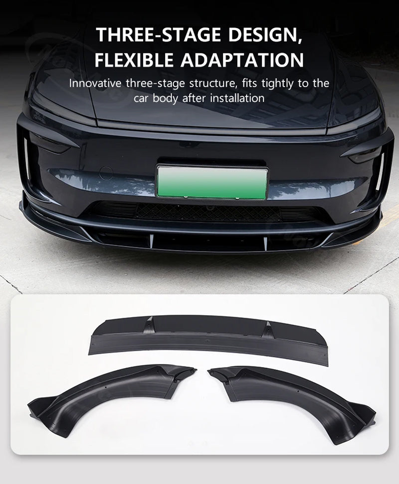TESLA 2025 Model Y Juniper ABS Anti Scratch Front Lip Splitter