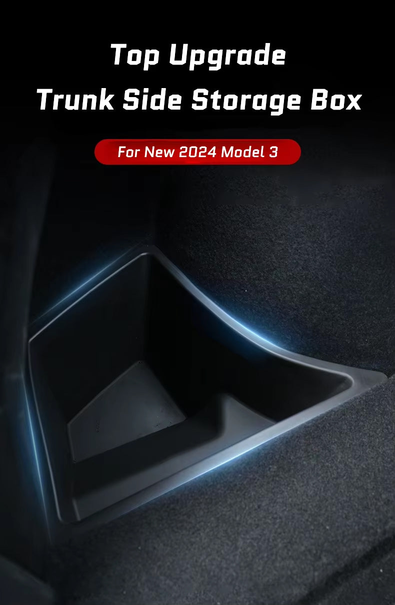 TESLA 2025 Model 3 TPE Rear Side Trunk Storage