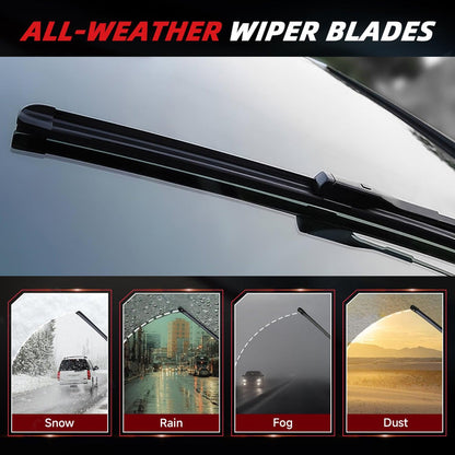 TESLA Driver-Side 26" Windshield Banana Wiper For Tesla Model Y Juniper 2025 - Present and Model 3 Highland 2024 - Present (Black)