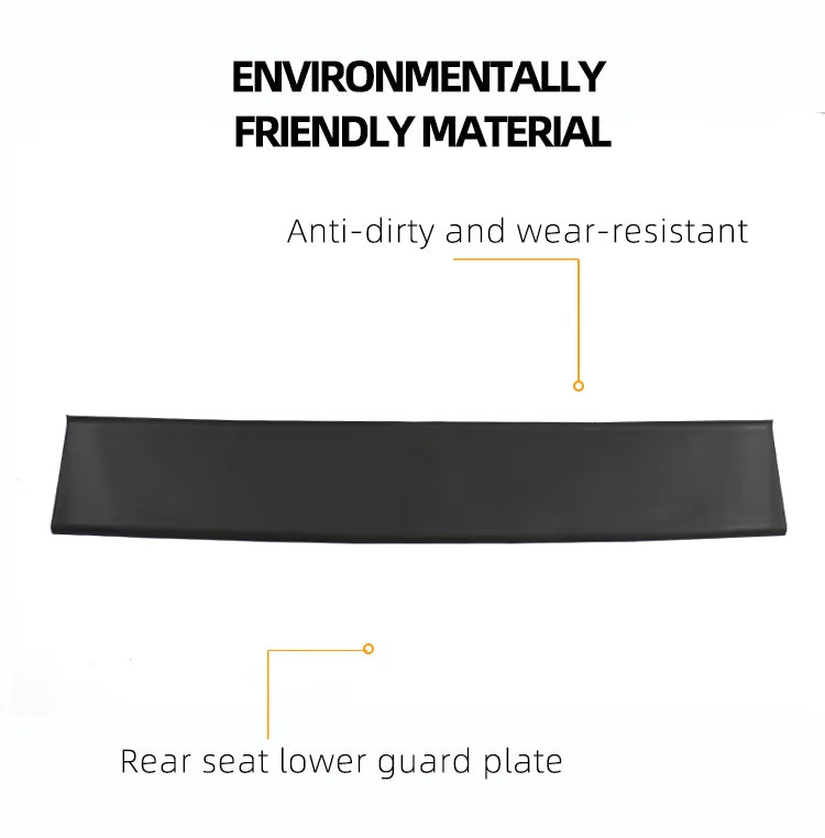 TESLA 2025 Model Y Juniper TPE Second Row Under Seat Anti-Kick Mat