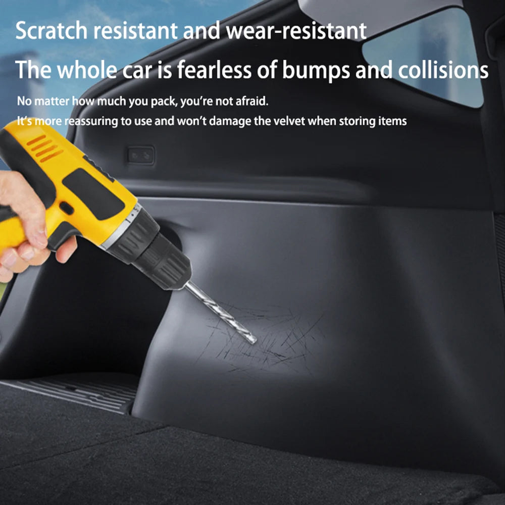 TESLA 2025 Model Y Juniper TPE Cargo Liners Rear Protective Panel on Both Side of the Trunk - 1 SET (2PCS)
