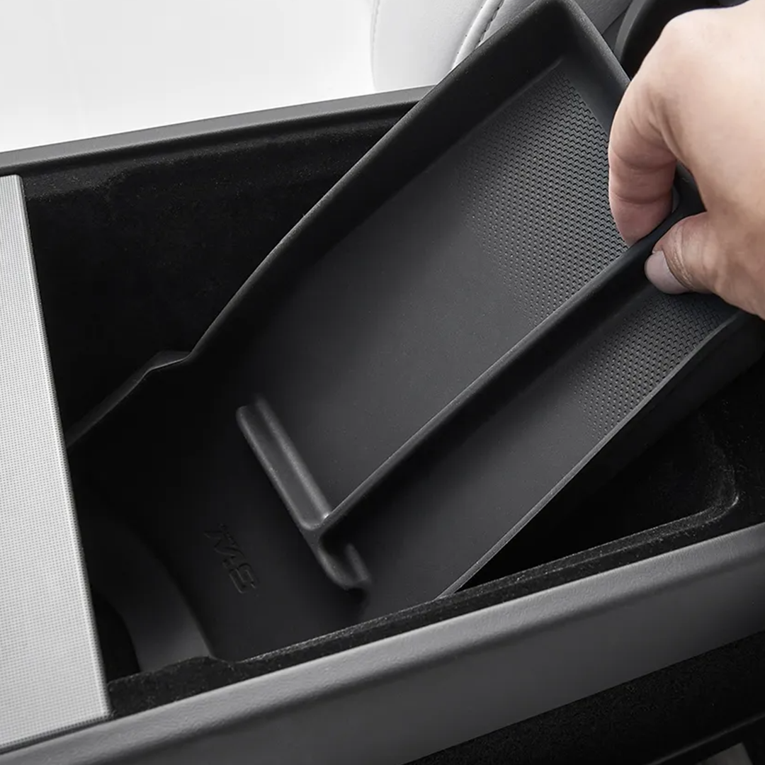 3W Tesla Model Y Juniper | Model YL | Model 3 Car Interior Silicone Central Control Panel Lower Storage Pad