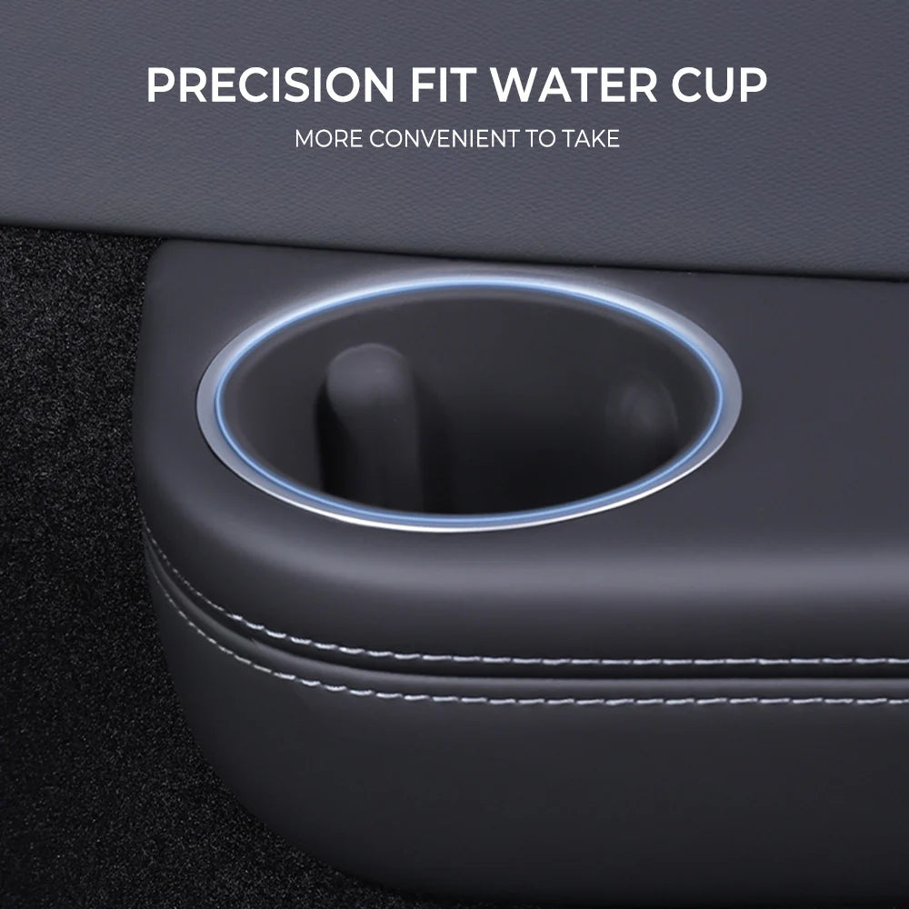 3W TESLA 2026 Model YL TPE Waterproof Third Row Cup Holder - 1 SET (2PCS)