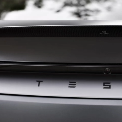 HALOBLK Carbon Fiber Rear Spoiler for Tesla 2025-2026 Model Y Juniper - Matte