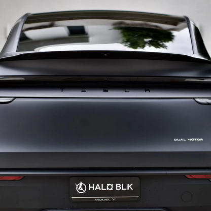 HALOBLK Carbon Fiber Rear Spoiler for Tesla 2025-2026 Model Y Juniper - Matte