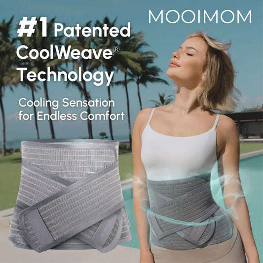 MOOIMOM CoolWeave Bamboo Postpartum Corset - Gray