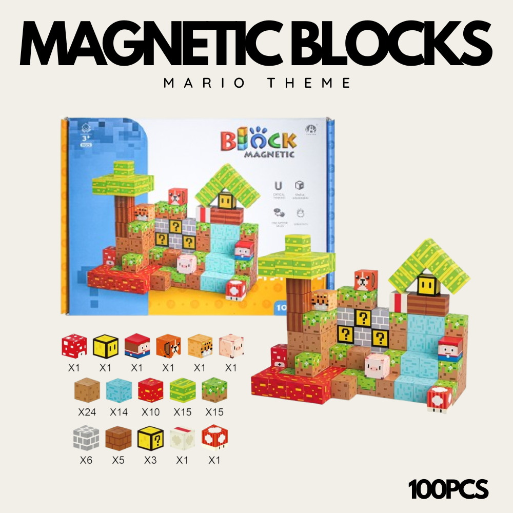 Magnetic Building Blocks Educational Puzzle Toy