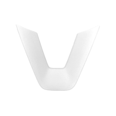 CIIYAA TESLA 2025/2026 Model Y Juniper and Model 3 ABS Steering Wheel Patch Protective Cover Sticker - White