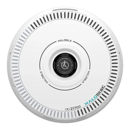HALODISC 2 Charging (White) | Set of 4 Wheel Covers for Tesla Model Y, Model Y L and Model 3 19" Crossflow Wheel