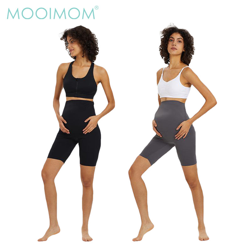 MOOIMOM Active Belly Cover Maternity Leggings (Short)