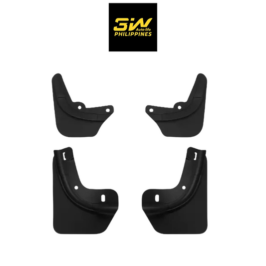 3W Tesla 2025-2027 Model Y Soft TPE Front and Rear Fender Mud Flaps - 1 SET (4PCS)